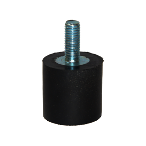 Rubber to position punch ball